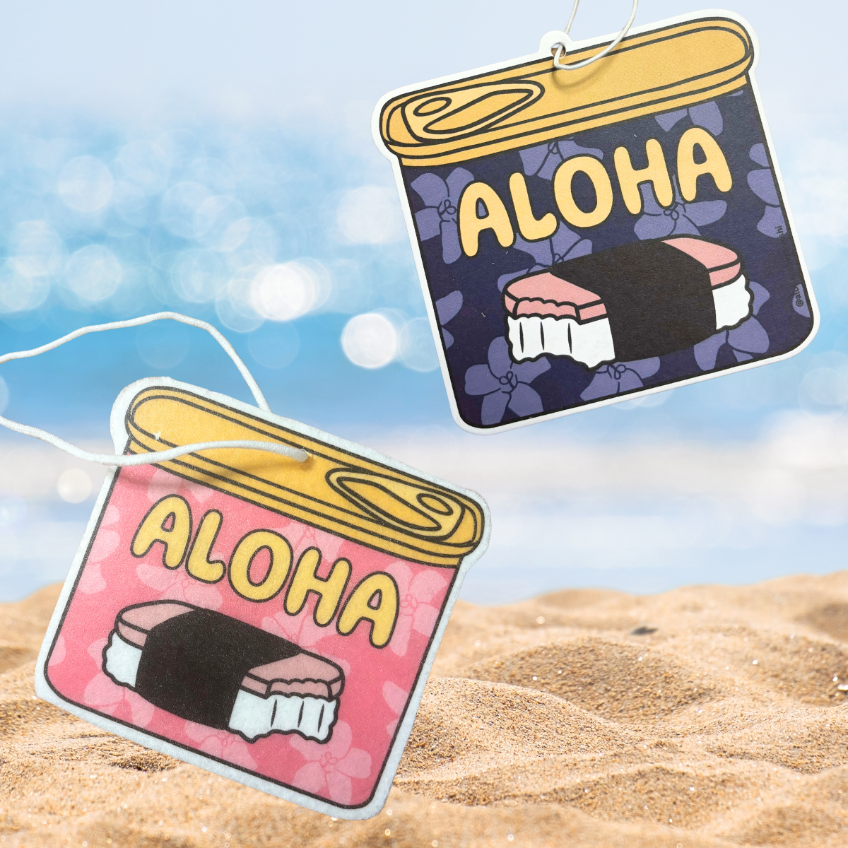 Pink Aloha Spam Can, air freshener