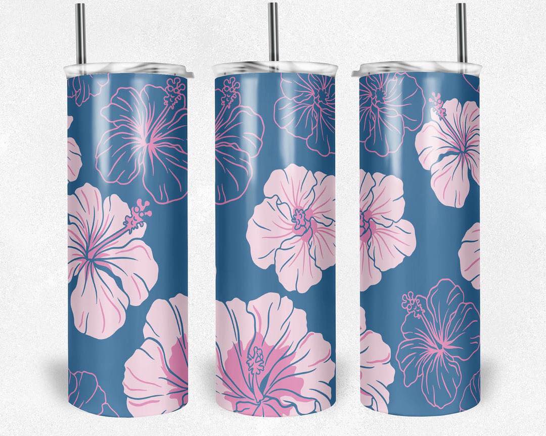 Hibiscus Tumbler, 20oz